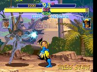 une photo d'Ã©cran de X-Men - Children of the Atom sur Sega Saturn